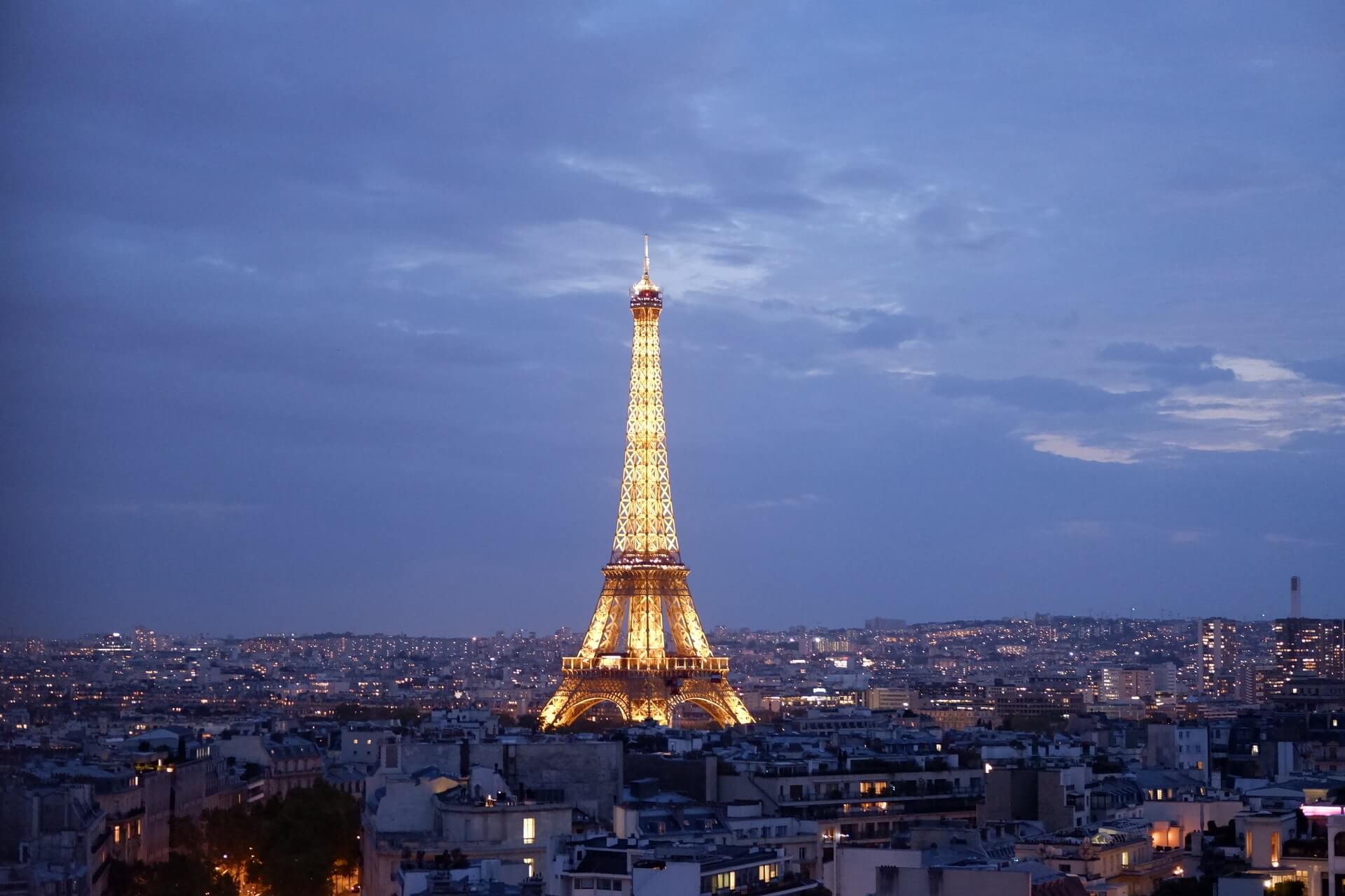 Eiffeltornet i paris